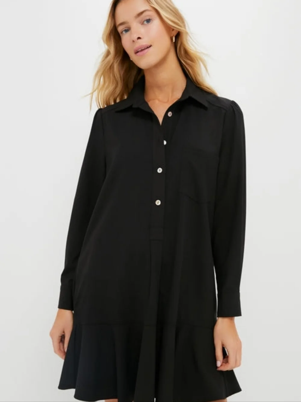 Pomander Place x Tuckernuck Callahan Shirt Dress Black Size M - Picture 6 of 15